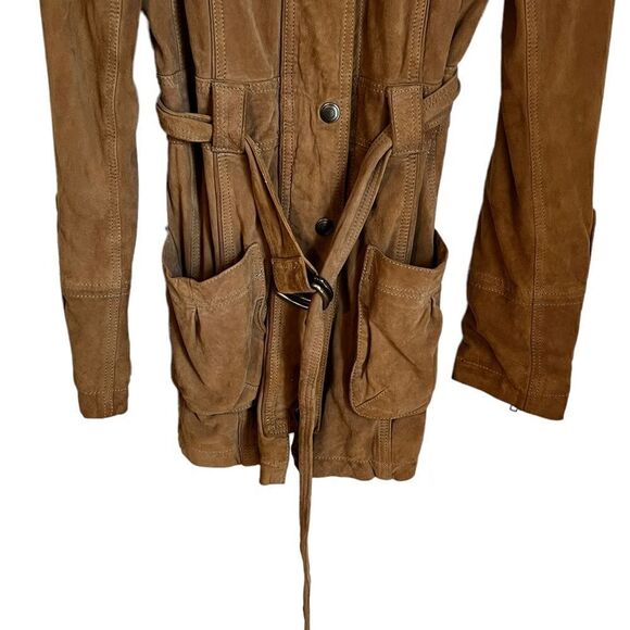 Free People suede jacket 100% leather 4 - Picture 3 of 12